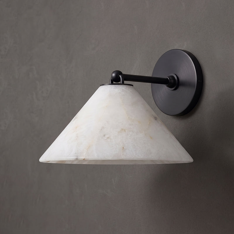 Vardelle Alabaster Wall Sconce