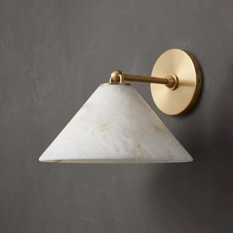 Vardelle Alabaster Wall Sconce