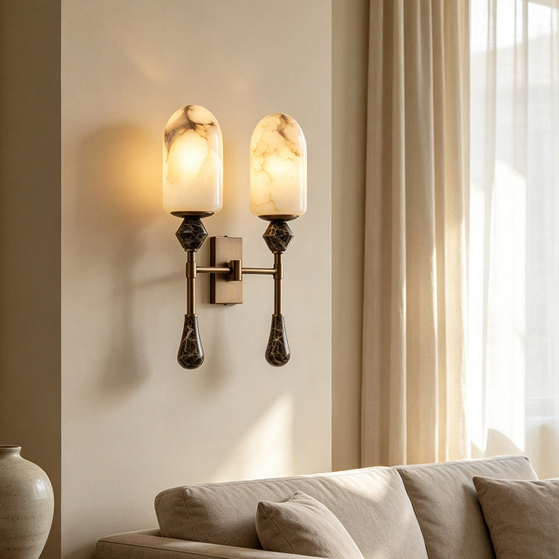 Varellin Alabaster Wall Sconce