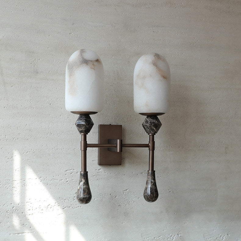 Varellin Alabaster Wall Sconce