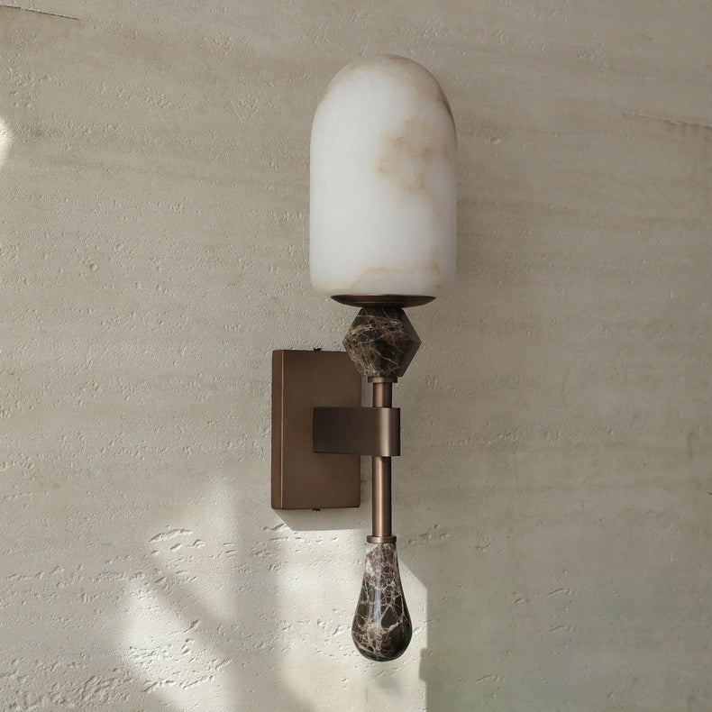 Varellin Alabaster Wall Sconce