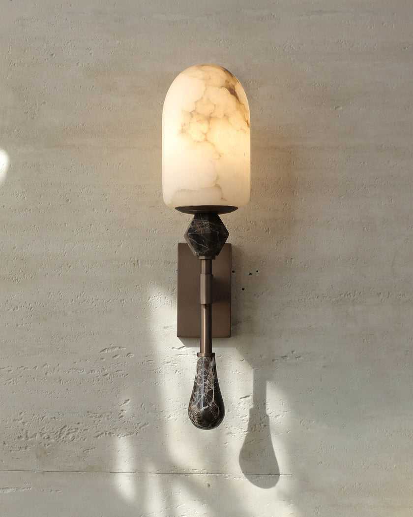 Varellin Alabaster Wall Sconce