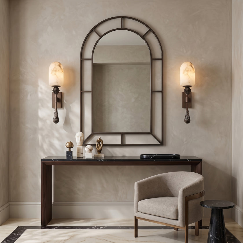 Varellin Alabaster Wall Sconce
