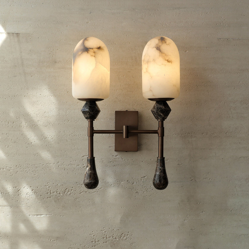 Varellin Alabaster Wall Sconce