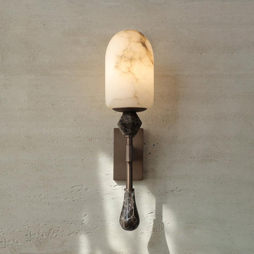 Varellin Alabaster Wall Sconce