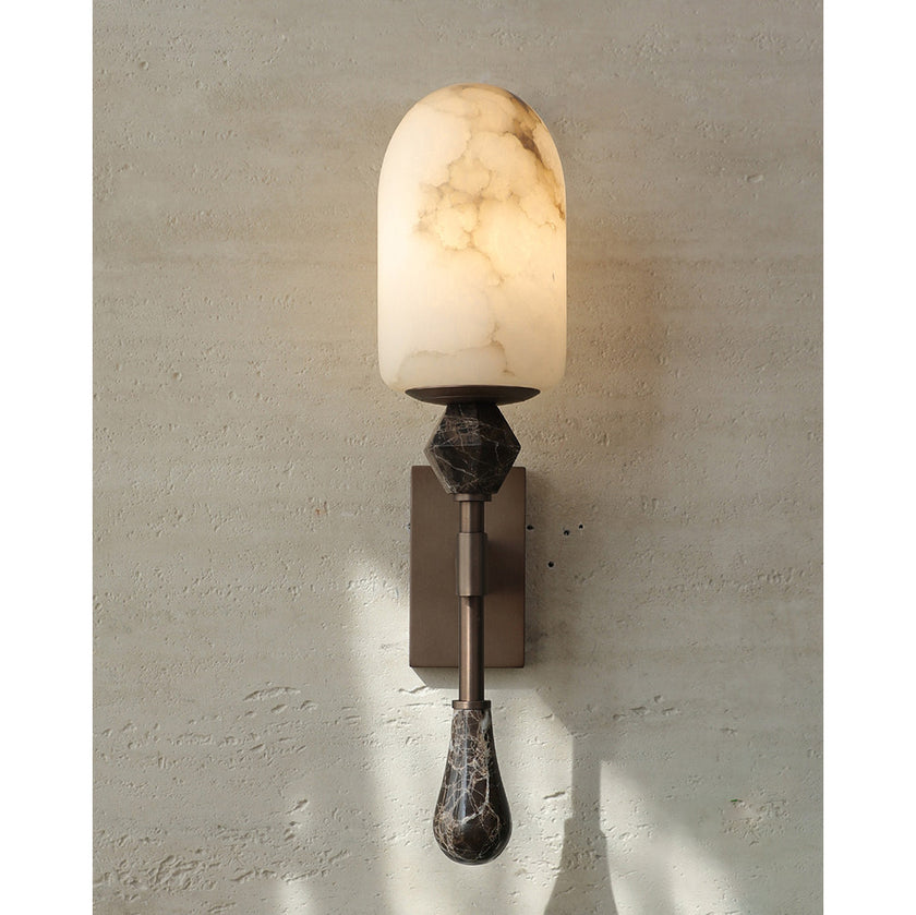 Varellin Alabaster Wall Sconce