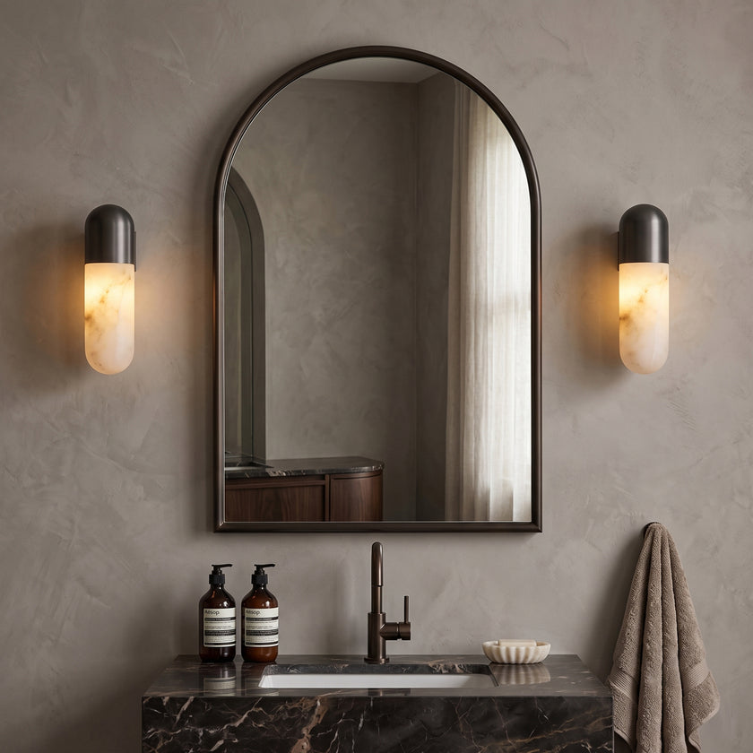 Vellorin Alabaster Wall Sconce