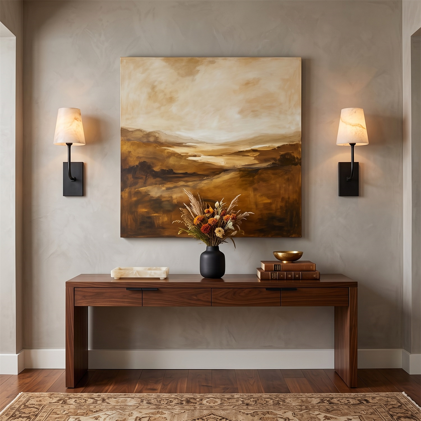 Whitaker Alabaster Wall Sconce