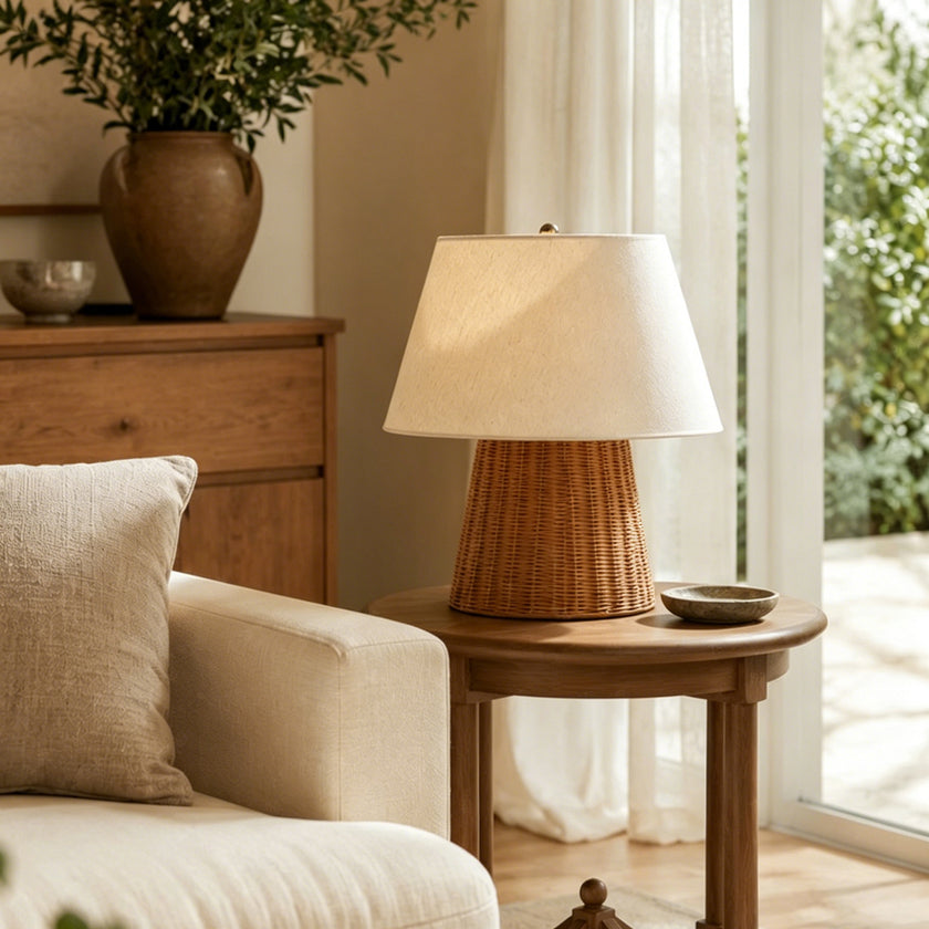 Wickerly Table Lamp