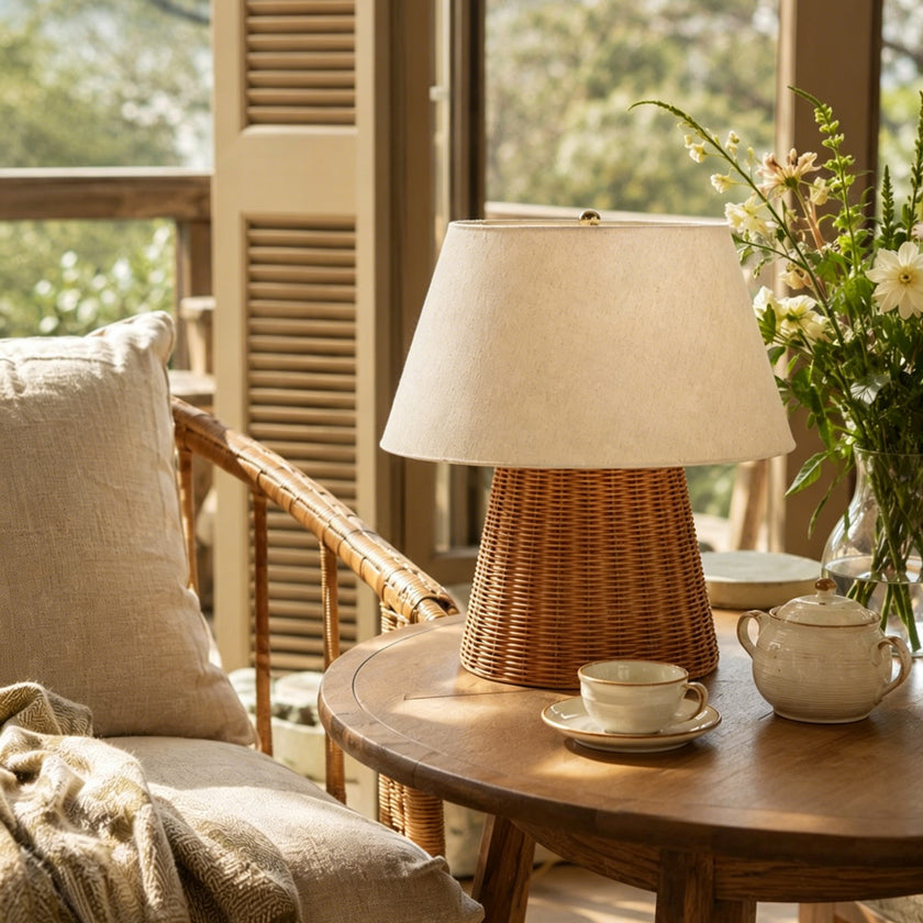 Wickerly Table Lamp
