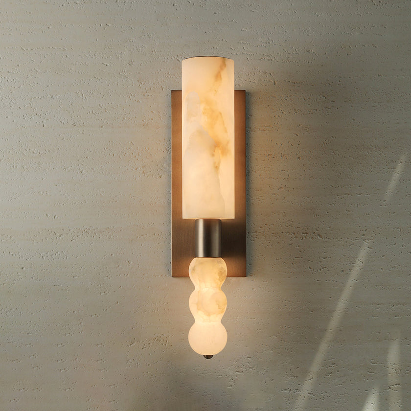 Wimpole Alabaster Wall Sconce