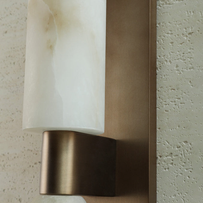 Wimpole Alabaster Wall Sconce
