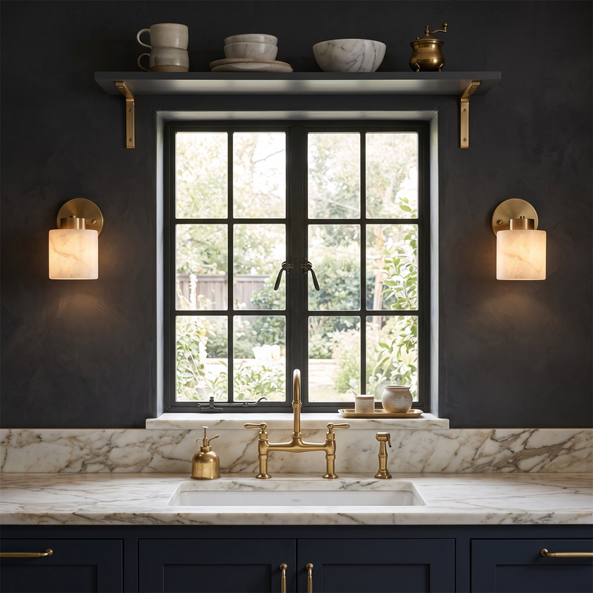 Winslow Alabaster Wall Sconce