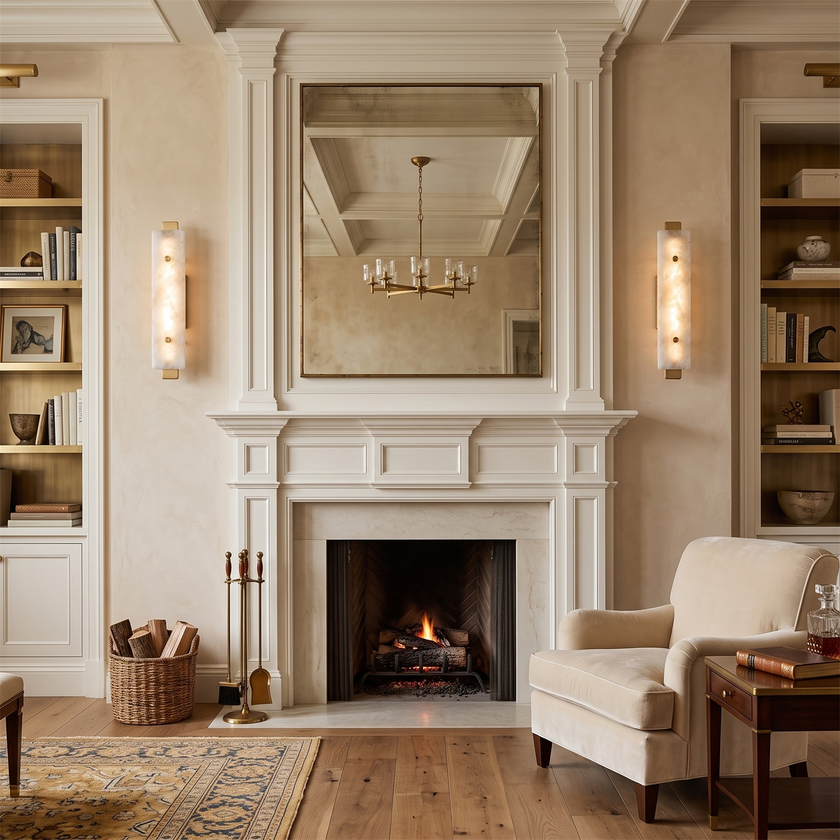 Wythe Alabaster Wall Sconce