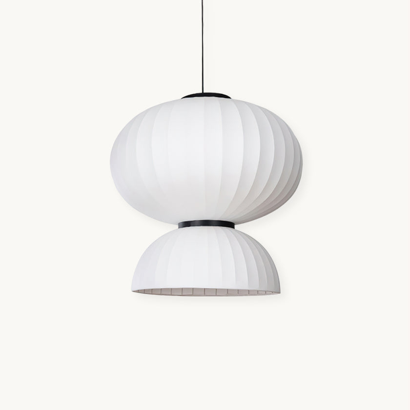 Mulberry Silk Agatha Pendant Light