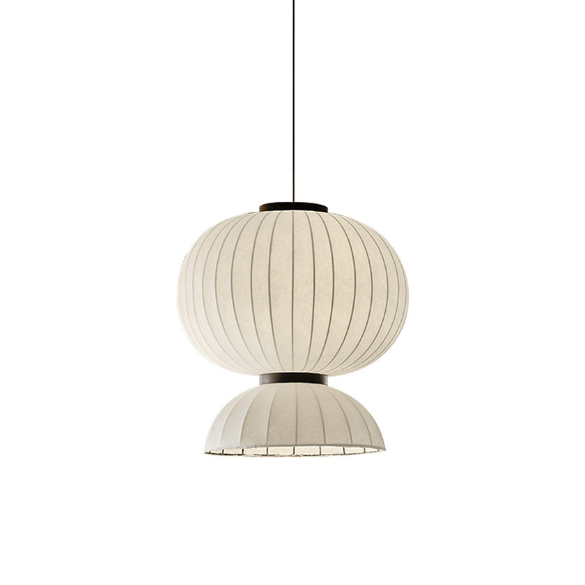 Mulberry Silk Agatha Pendant Light
