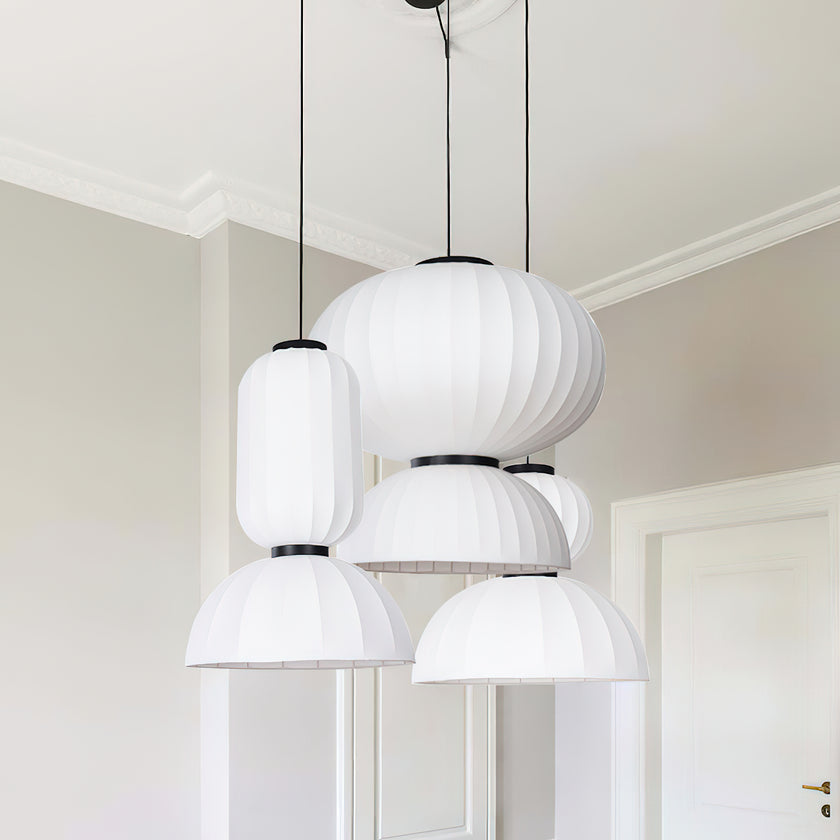 Mulberry Silk Agatha Pendant Light