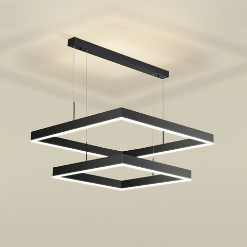 Multi-tier Square Chandelier – detail 35