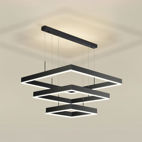 Multi-tier Square Chandelier – detail 37
