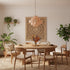 Murano Caramel Disc Chandelier