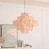 Murano Caramel Disc Chandelier