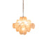 Murano Caramel Disc Chandelier