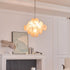 Murano Caramel Disc Chandelier