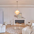 Murano Caramel Disc Chandelier