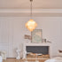Murano Caramel Disc Chandelier