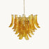Murano Glass Leaf Chandelier