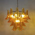 Murano Glass Leaf Chandelier