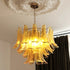 Murano Glass Leaf Chandelier