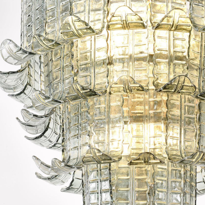 Murano Palm Leaf Chandelier