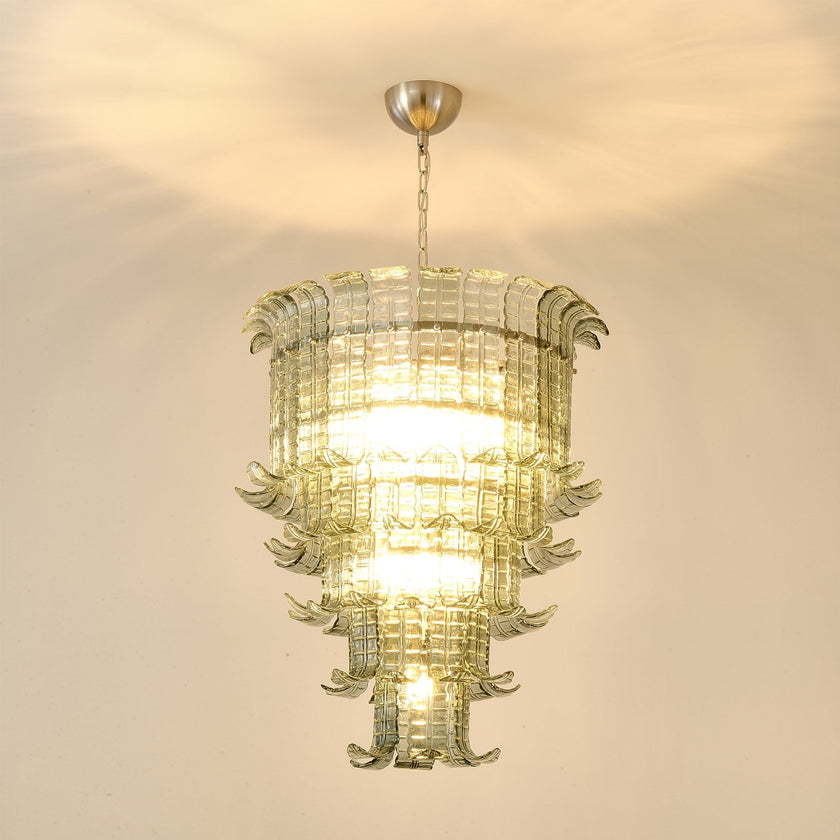 Murano Palm Leaf Chandelier