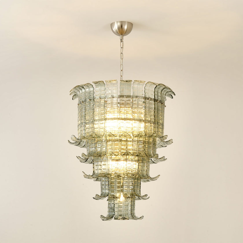 Murano Palm Leaf Chandelier