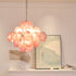 Murano Pink Disc Chandelier