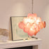 Murano Pink Disc Chandelier