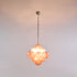 Murano Pink Disc Chandelier