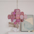 Murano Pink Disc Chandelier