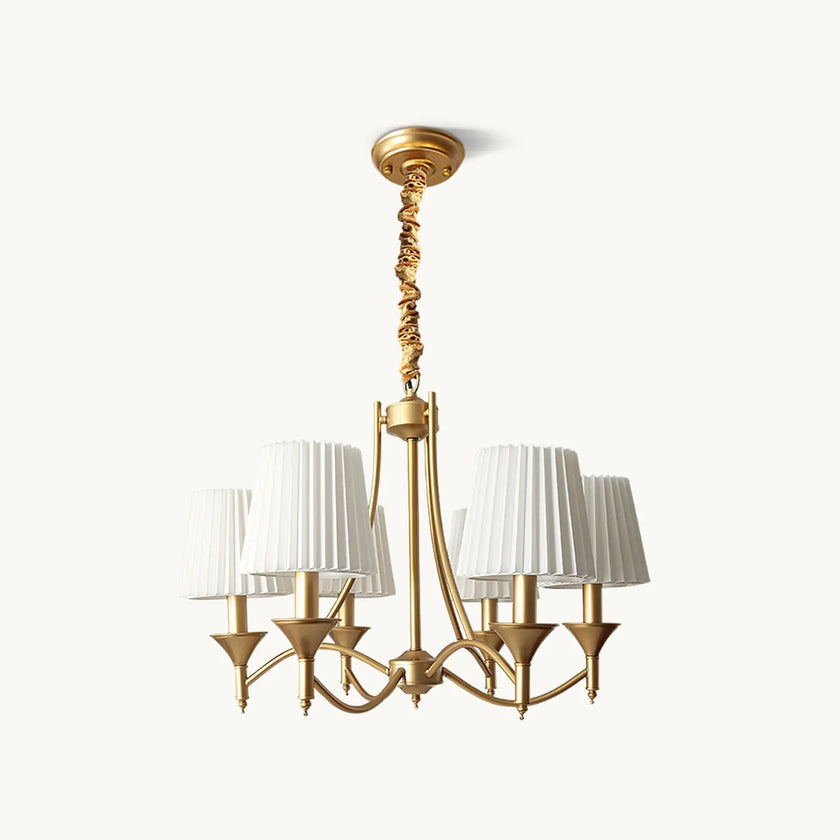 Myrna Pleated Chandelier