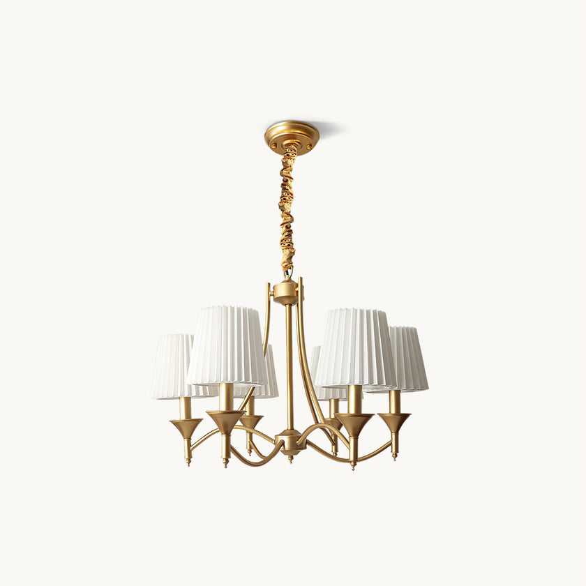 Myrna Pleated Chandelier