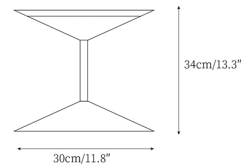 Narciso Lampe de Table avec Batterie Intégrée — Plans de dimensions 1