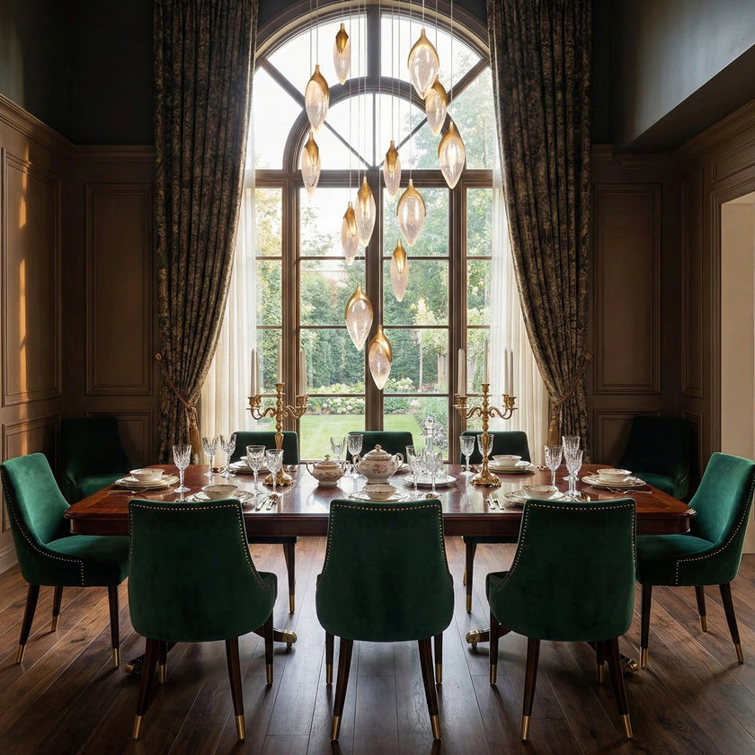 Nicholas Glass Chandelier