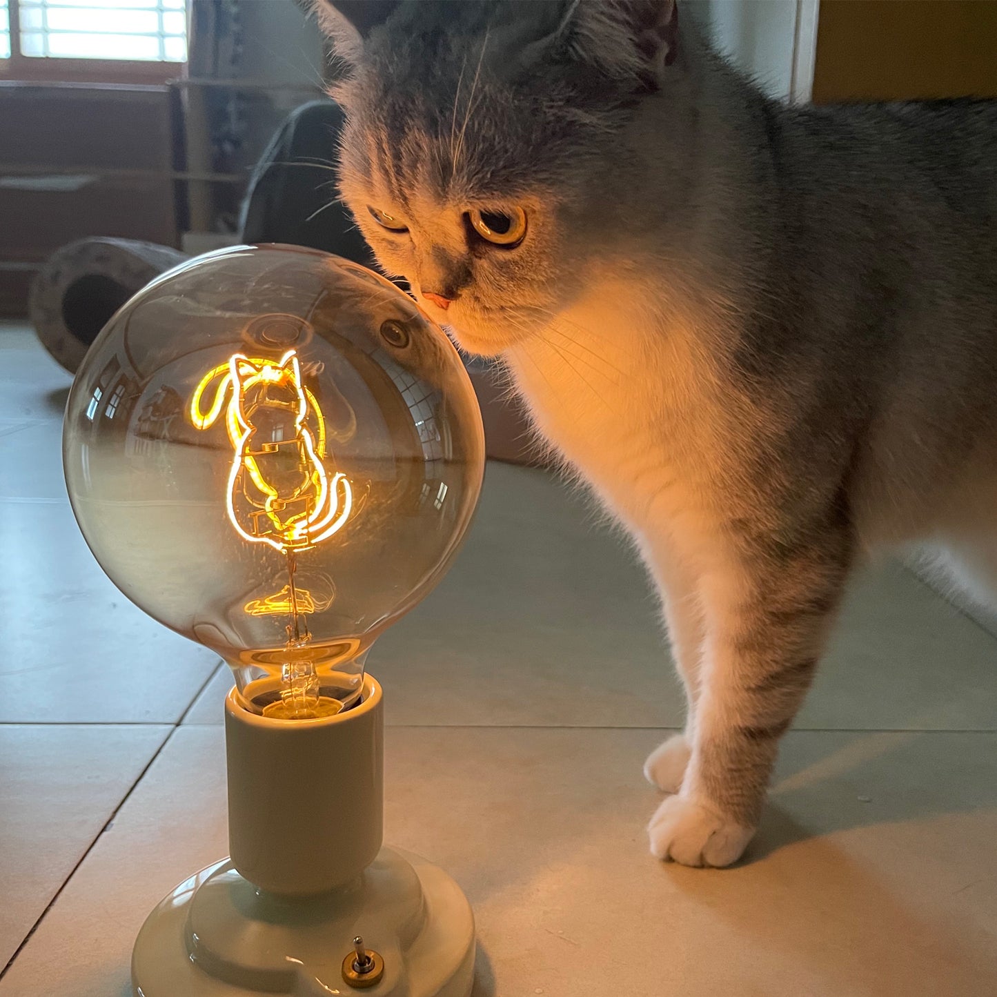 Nordic Style Cat Ceramic Table Lamp
