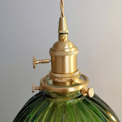 Nordic Brass Glass Pendant Lamp