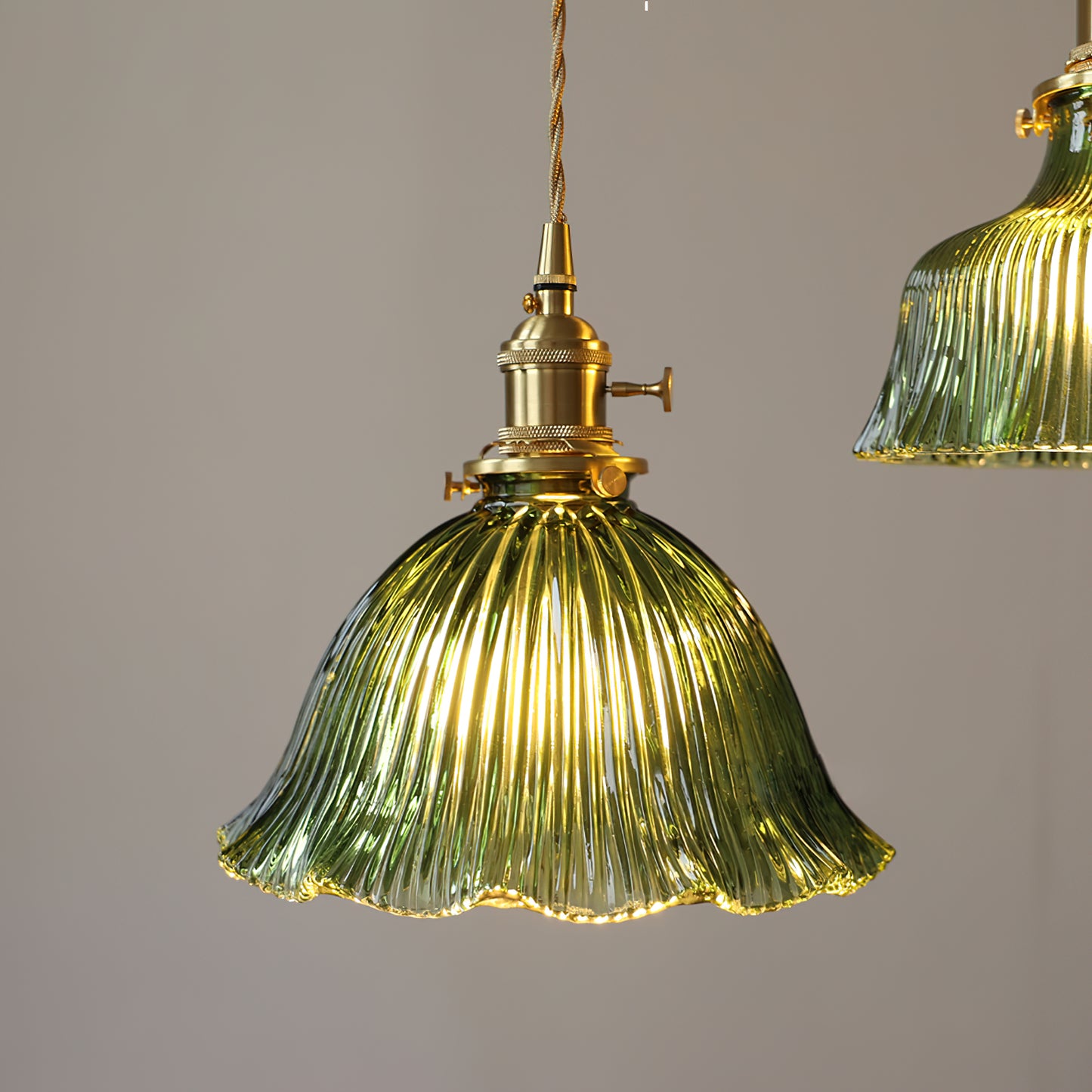 Nordic Brass Glass Pendant Lamp