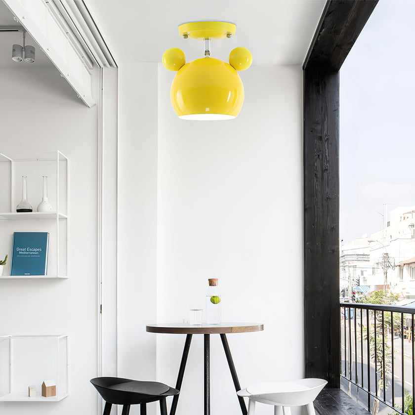 Nordic Macaron Iron Ceiling Lamp