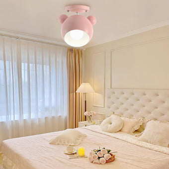 Nordic Macaron Iron Ceiling Lamp