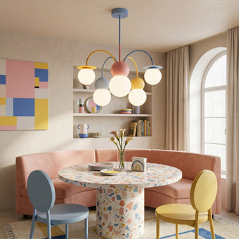 Nordic Macaron Magic Bean Chandelier