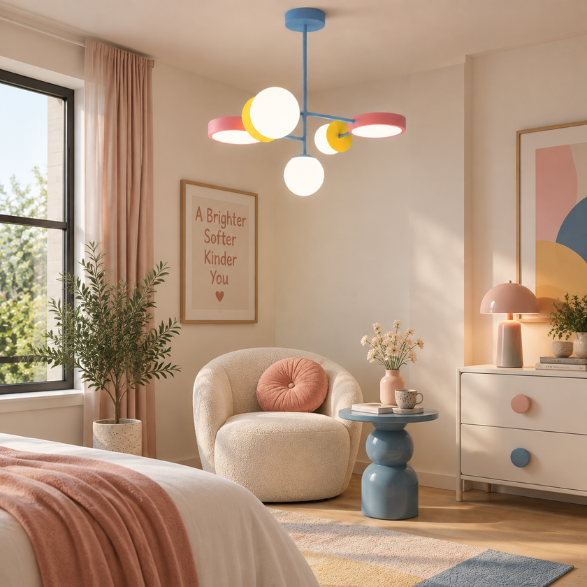 Nordic Macaron Magic Bean Chandelier